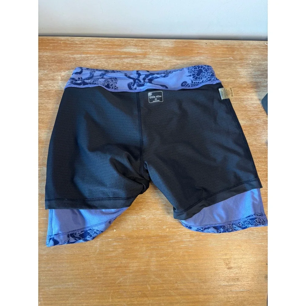 Title Nine Women XS Blue Dragon Print Athletic Skort Tennis Golf Running Skirt